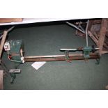 Avon Tyme bench top lathe, serial No. A851214, supplied by Fox Woodworking Sales, approximately