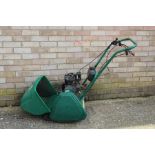 Suffolk Punch 14S petrol cylinder lawn mower, with grass box