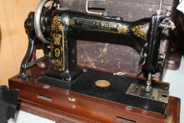 Wheeler and Wilson '9' sewing machine. 1880's. Made in the USA.
