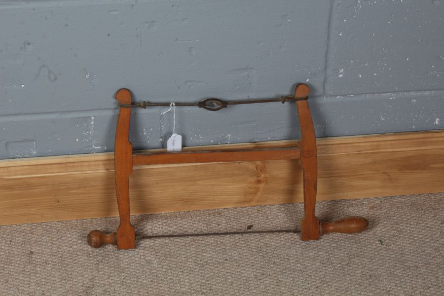 William Marples & Sons wooden bowsaw, stamped