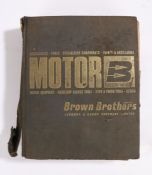 Brown Brothers Motor catalogue, 1968