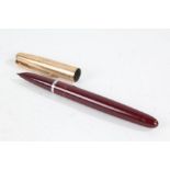 Parker fountain pen, with maroon body