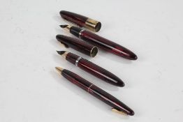 Sheaffer - No.875 fountain pen, No.350 propelling pencil, and another fountain pen (3)