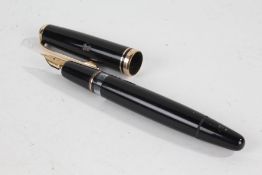 Montblanc 254 fountain pen, in black with 14ct gold nib