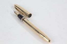 Sheaffer 14 carat gold cased fountain pen, with inscription 'RAM-1959'