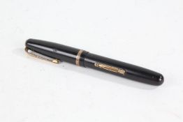 Waterman's 512 V fountain pen, with black body