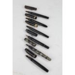 Collection of various fountain pens, to include Pelham, Paramount, Sheaffer, Summit 8.125,