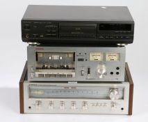 Technics SL-PG590 Compact Disc Player, Pioneer CT F4040 Stereo Cassette Tape Deck and Pioneer SX 450