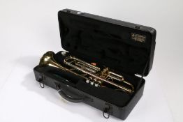 JP 151 Trumpet with fitted case.