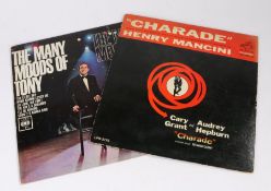 2x LPs. Tony Bennett - The Many Moods of Tony, signature to back. Soundtrack to 'Charade' bearing