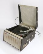 Hacker Cavalier Record Player with Garrard AT6 turntable.
