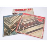 3 x The Beatles compilation LPs. The Beatles - 1962-1966 (PCSPR 717), red vinyl. The Beatles -