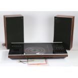 Bang & Olufsen Beocentre 2002 with MMC 20 S cartridge, together with a pair of Beovox S30 speakers.