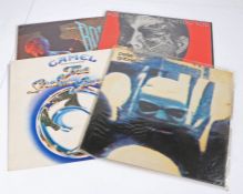 4 x Rock LPs. David Bowie - Let's Dance (AML 3029). Camel - Music Inspired By The Snow Goose (SKL-