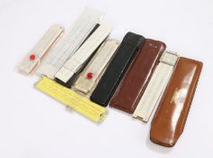 Slide rules, to include Blundell, Pickett, Diva, Simplon, etc, (10)