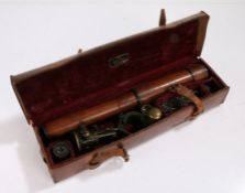 Davon Patent Micro Telescope & Super Microscope, by F. Davidson & Co., on folding metal tripod