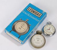 Leonidas trackmaster, together with a Smiths pocket watch and a Heilmann & Co, (3)