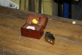 J H Stewart gemstone refractometer No 311 housed in a wooden case
