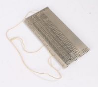 Vickers military slide rule, .303 Vickers M.G. for Mk VII AMMN