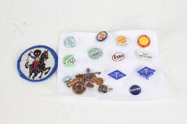 Collection of Badges, to include Golly examples and two cloth badges, Shell, Eugene McCarthy