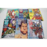 Collection of 2000 AD comics featuring Judge Dredd,1990's, approx.90 comics