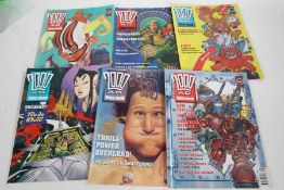 Collection of 2000 AD comics featuring Judge Dredd,1990's, approx.90 comics