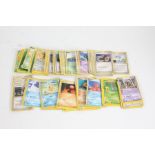 Collection of Pokemon cards, to include Wartortle 42/102, Machoke 34/102, Kakuna 50/110,