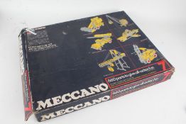 Meccano 7 Construction Set, with original box and instruction book