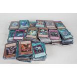 Extensive collection of Yu-Gi-Oh! cards, including assorted first editions, some in protective