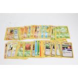 Collection of Pokemon TCG cards, to include Kangaskhan 21/64, Jolteon 20/64, Mr. Mime 22/64 and