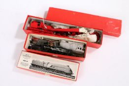 Wills 'Finecast' OO all metal loco body kit, LNER A4, boxed, together with Hornby Dublo No.133