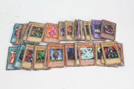 Collection of Yu-Gi-Oh! cards, to include Salamandra SDD-E003 and others, approximately 80 cards(