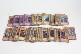 Collection of Yu-Gi-Oh! cards, to include Manga Ryu-Ran SDP-022, Castle Walls SDY-E045 and others,