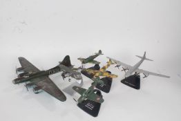 Model planes, to include Corgi Collection Vulcan XL426, Mitsubishi Ki-21 "Sally", loose Corgi and