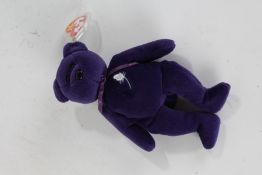 Ty Beanie Babies Princess Diana, with plastic cover swing tag