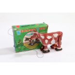 Marx Walk-A-Way Toys 'Milking Cow', with original box