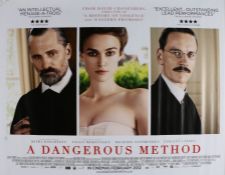 A Dangerous Method (2011) - British Quad film poster, starring Michael Fassbender, Keira Knightley