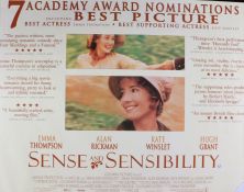 Sense and Sensibility (1995) - British Quad film poster, starring Emma Thompson, Kate Winslet and