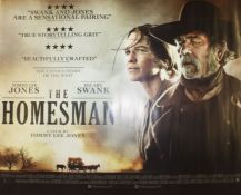 The Homesman (2014) - British Quad film poster, starring Tommy Lee Jones, 76cm x 102cm, rolled