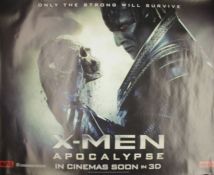 X-Men: Apocalypse (2016) - British Quad film poster, starring James McAvoy, 76cm x 102cm, rolled