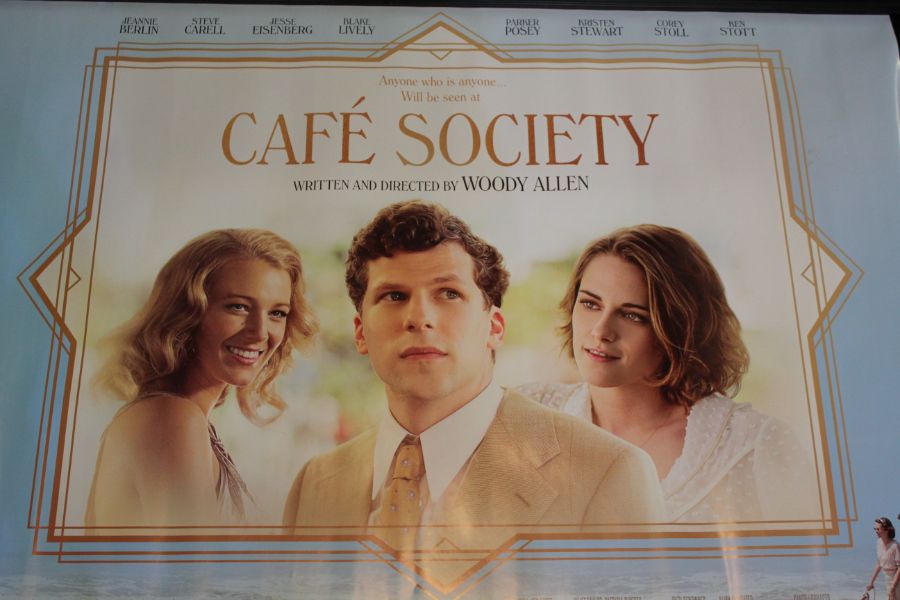 Cafe Society (2016) - British Quad film poster, starring Jesse Eisenberg, rolled, 76cm x 102cm