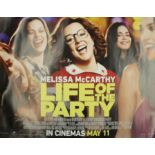 The Life of the Party (2018) - British Quad film poster, starring Melissa McCarthy, 76cm x 102cm,