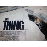 The Thing (2011) - British Quad film poster, starring Mary Elizabeth Winstead, rolled, 76cm x 102cm