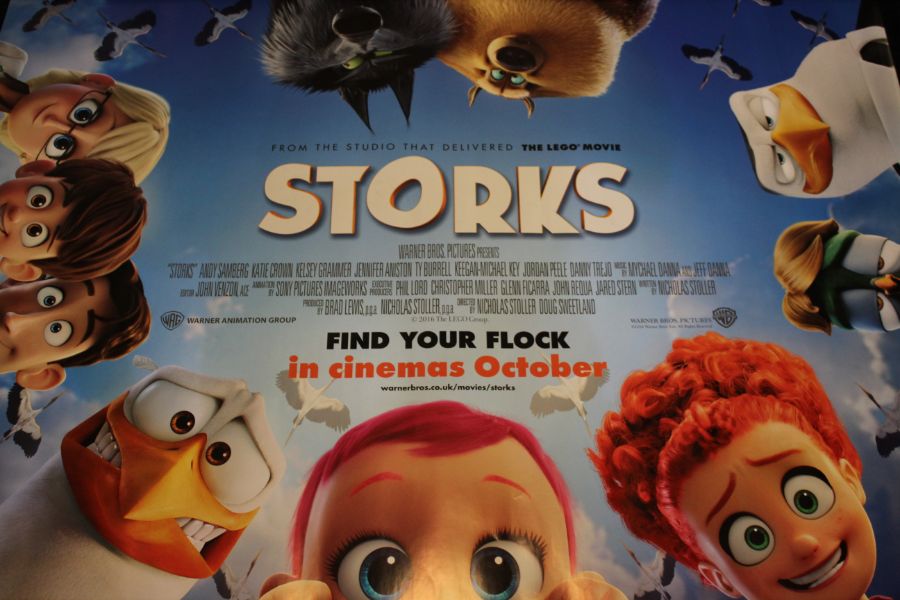 Storks (2016) - British Quad film poster, starring Andy Samberg, rolled, 76cm x 102cm