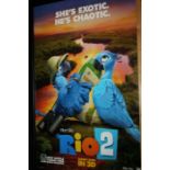 Rio 2 (2014) - British one sheet film poster, rolled, 101cm x69cm
