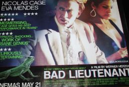 Bad Lieutenant (2009) - British Quad film poster, starring Nicolas Cage, rolled, 76cm x 102cm