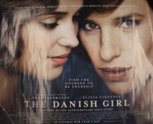 The Danish Girl (2015) - British Quad film poster, starring Eddie Redmayne, 76cm x 102cm, rolled