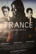 Trance (2013) - British one sheet film poster, starring James McAvoy, rolled, 69cm x 102cm