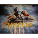 The River Wild (1994) - British Quad film poster, starring Meryl Streep and Kevin Bacon, rolled,