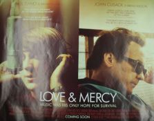 Love & Mercy (2014) - British Quad film poster, starring Paul Dano and John Cusack, 76cm x 102cm,